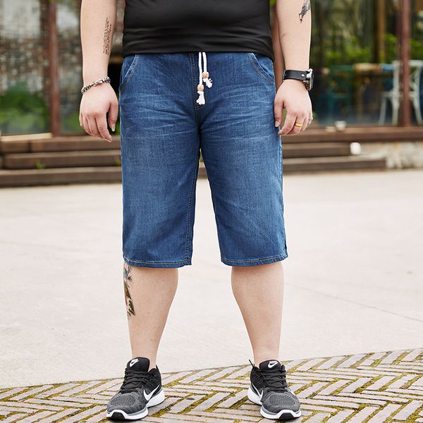 new arrival fashion loose short jeans men elastic waist trousers thin casual knee length plus size 32 33 34 36 38 40 42 44 46 48, Blue
new arrival fashion loose short jeans men elastic waist trousers thin casual knee length plus size 32 33 34 36 38 40 42 44 46 48, Blue