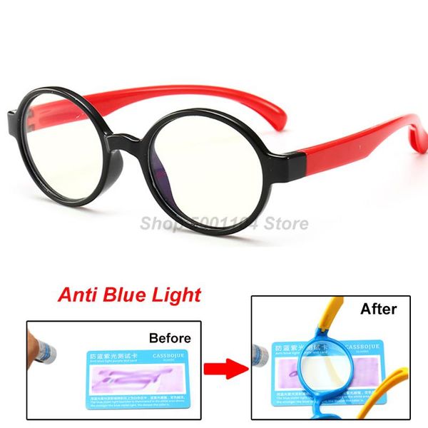 kids anti blue light glasses frame children tr90 silicone optical glasses boy girl flexible 2020 new round eyeglasses protective, Silver
kids anti blue light glasses frame children tr90 silicone optical glasses boy girl flexible 2020 new round eyeglasses protective, Silver