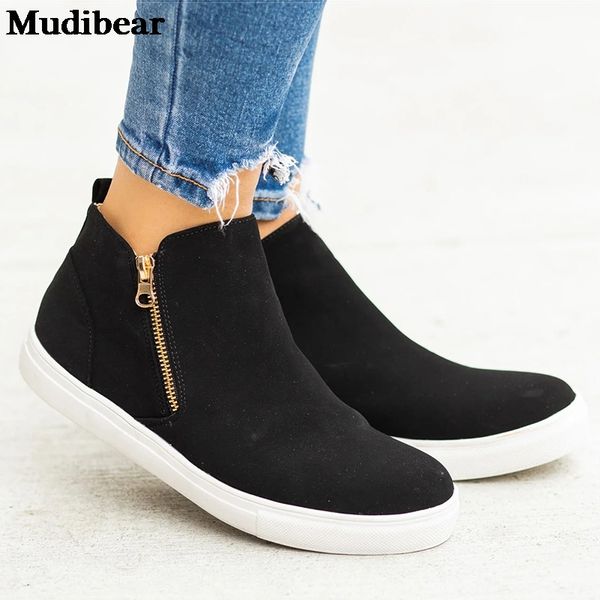 mudibear women shoes plus size 43 vulcanized shoes woman autumn flats zipper sneakers women 2020 new casual chaussures femme, Black
mudibear women shoes plus size 43 vulcanized shoes woman autumn flats zipper sneakers women 2020 new casual chaussures femme, Black