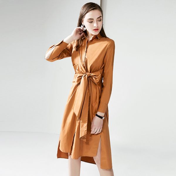 naqit shirt dress female mid-length spring and autumn new style cotton loose solid color long-sleeved irregular bow white dress, Black;gray
naqit shirt dress female mid-length spring and autumn new style cotton loose solid color long-sleeved irregular bow white dress, Black;gray