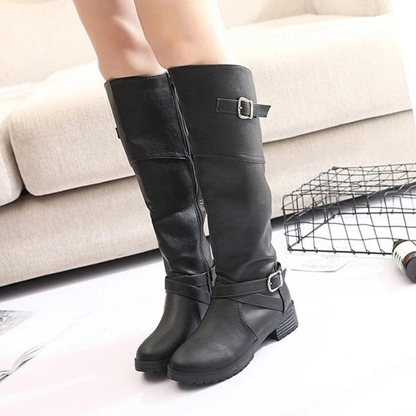 fashion black boots women heel spring autumn soft leather platform shoes woman party ankle boots flats punk
fashion black boots women heel spring autumn soft leather platform shoes woman party ankle boots flats punk