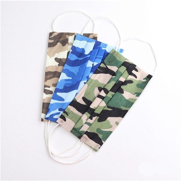 50pcs camouflage disposable pm2.5 nonwoven 3 ply black face mouth masks respirator protection fabric dust mask
50pcs camouflage disposable pm2.5 nonwoven 3 ply black face mouth masks respirator protection fabric dust mask
