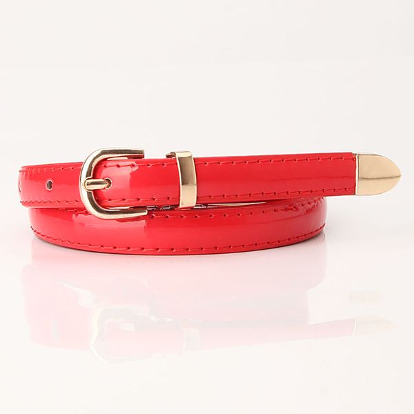 new arrivals timelimited designers womens small belt fashion simple allmatch candycolored patent leather decorative belt womens trousers, Black;brown
new arrivals timelimited designers womens small belt fashion simple allmatch candycolored patent leather decorative belt womens trousers, Black;brown