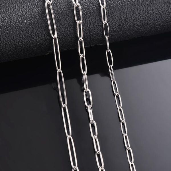 1pc stainless steel big long cross o chain necklace for women men diy jewelry bracelet necklace, Silver
1pc stainless steel big long cross o chain necklace for women men diy jewelry bracelet necklace, Silver