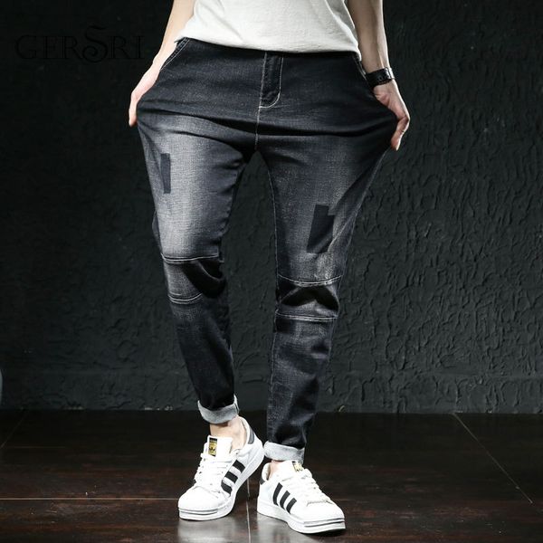 men's jeans gersri brand mens blue color elastic stretch for men casual pencil pants patchwork skinny trousers
men's jeans gersri brand mens blue color elastic stretch for men casual pencil pants patchwork skinny trousers