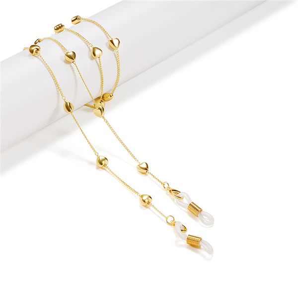 gold silver love heart beads link chain sunglasses lanyard strap eyeglass necklace glasses cord for reading glasses accessories
gold silver love heart beads link chain sunglasses lanyard strap eyeglass necklace glasses cord for reading glasses accessories