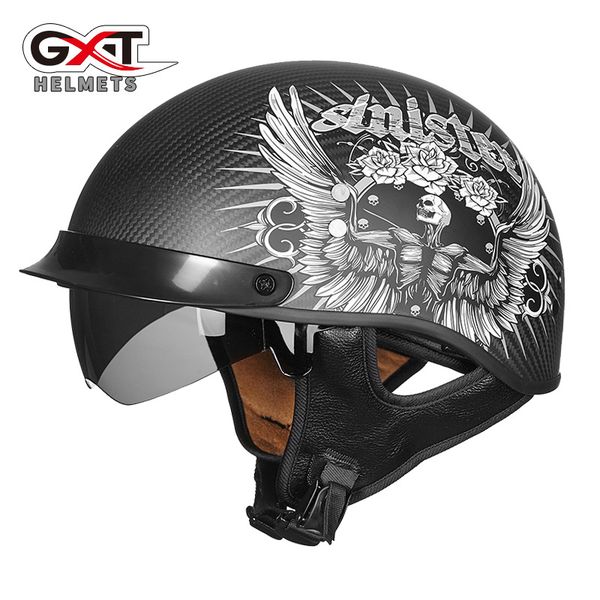 gxt half face motorcycle helmet chopper racing motorbike helmets carbon fiber reinforced shell moto casco casque
gxt half face motorcycle helmet chopper racing motorbike helmets carbon fiber reinforced shell moto casco casque