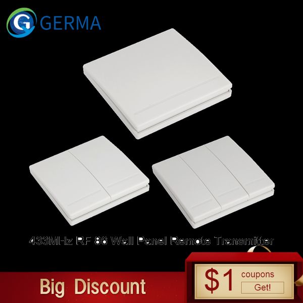 germa 86 wall panel wireless remote transmitter 1 2 3 button rf switch for light lamp bulb home living room bedroom corridor
germa 86 wall panel wireless remote transmitter 1 2 3 button rf switch for light lamp bulb home living room bedroom corridor