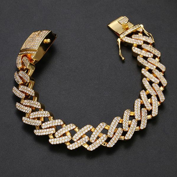 14mm 8inch mens hip hop jewelry gold silver colors micro pave cubic zircon cuban chain bracelet gift for friend, Black
14mm 8inch mens hip hop jewelry gold silver colors micro pave cubic zircon cuban chain bracelet gift for friend, Black