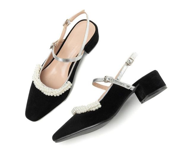 french retro girl mary jane dress shoes chunky heel suede lace up pearl high heels, Black
french retro girl mary jane dress shoes chunky heel suede lace up pearl high heels, Black