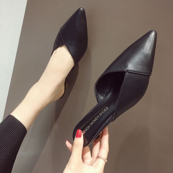 slhjc pointed toe mules slippers women summer fashion candy color low heels sandals slides holiday pumps shoes, Black
slhjc pointed toe mules slippers women summer fashion candy color low heels sandals slides holiday pumps shoes, Black