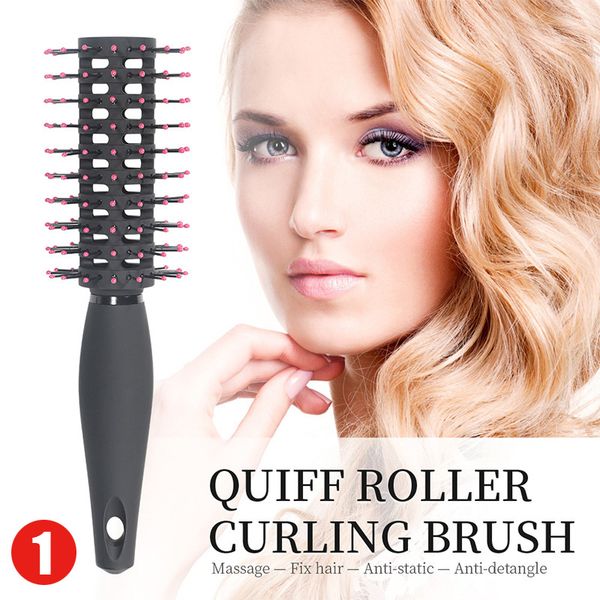 2020 anti-static massage comb home salon hairdressing tool hair styling brush, Silver
2020 anti-static massage comb home salon hairdressing tool hair styling brush, Silver
