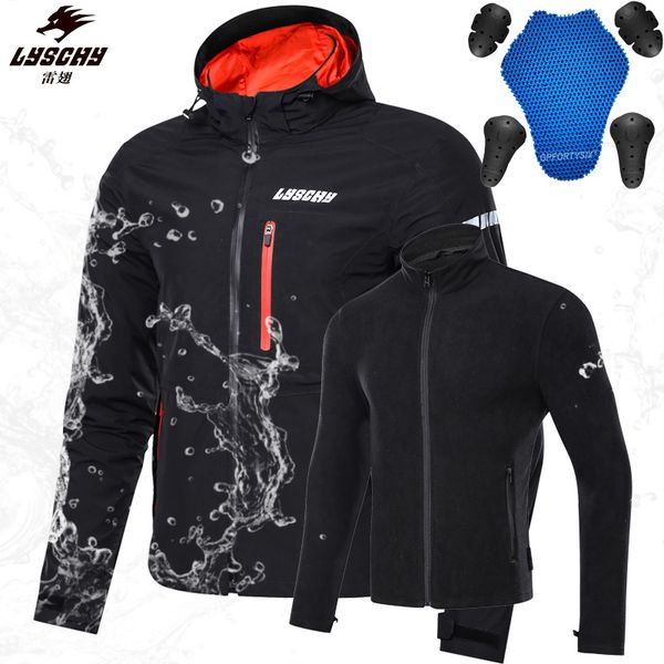 lyschy detachable motorcycle jacket warm summer winter breathable racing anti-drop jacket men riding suits ce protector chaqueta
lyschy detachable motorcycle jacket warm summer winter breathable racing anti-drop jacket men riding suits ce protector chaqueta