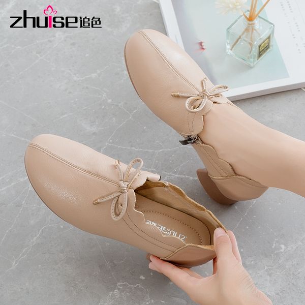 zhuise high heels women pumps natural genuine leather thick heel loafers shoes real leather square toe shoes ladies size 35-40, Black
zhuise high heels women pumps natural genuine leather thick heel loafers shoes real leather square toe shoes ladies size 35-40, Black