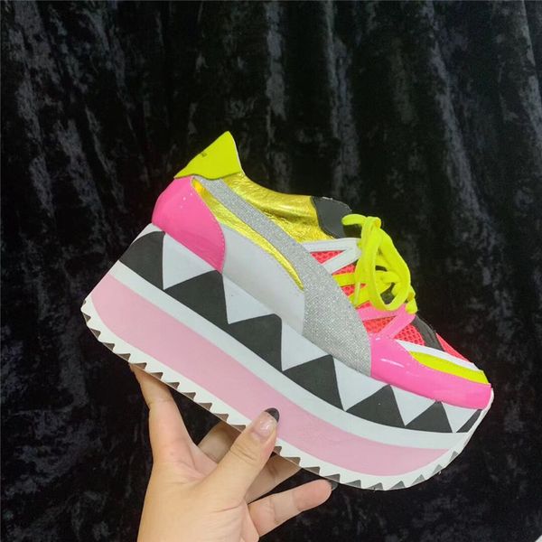 thick bottom shoes 2020 spring fashion women sneakers mixed colors breathable casual women shoes high platform mesh air women shoes, Black
thick bottom shoes 2020 spring fashion women sneakers mixed colors breathable casual women shoes high platform mesh air women shoes, Black
