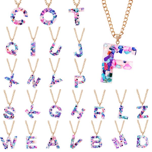 chokers doreen box fashion resin pendant necklace a-z 26 english alphabet colorful for women golden chain 60cm 1pc, Golden;silver
chokers doreen box fashion resin pendant necklace a-z 26 english alphabet colorful for women golden chain 60cm 1pc, Golden;silver