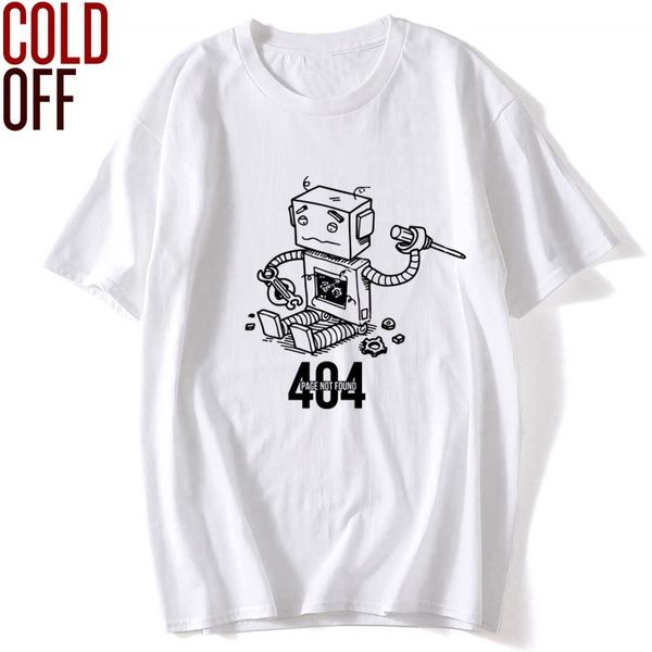 cold off 100% cotton short sleeve 404 robot print men t shirt o-neck loose men tshirt cool t-shirt men tee shirts
cold off 100% cotton short sleeve 404 robot print men t shirt o-neck loose men tshirt cool t-shirt men tee shirts