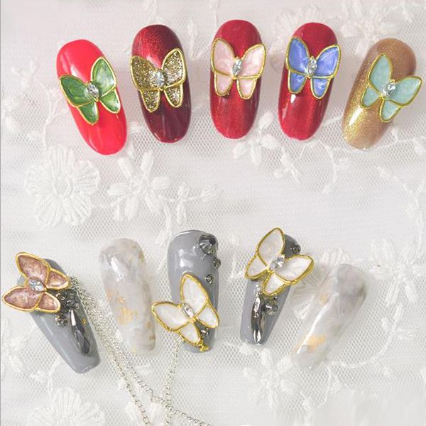 nail art decorations colorful 3d rhinestone alloy butterfly ornament rose gold jewelry decoration diy tips design accessories, Silver;gold
nail art decorations colorful 3d rhinestone alloy butterfly ornament rose gold jewelry decoration diy tips design accessories, Silver;gold