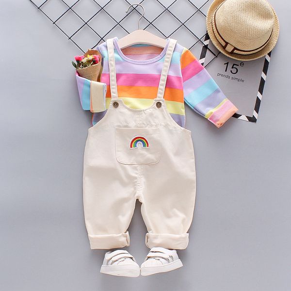 1 2 3 4 year baby children clothing set long sleeve shirt overalls 2pcs kids suits for boys spring fall toddler girls clothes, White
1 2 3 4 year baby children clothing set long sleeve shirt overalls 2pcs kids suits for boys spring fall toddler girls clothes, White