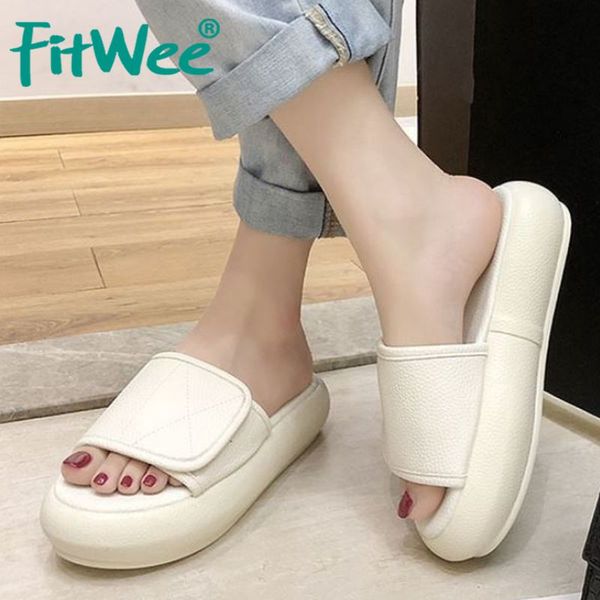 sandals fitwee summer women shoes thick bottom slip on slippers simple casual home flat heel size 35-39, Black
sandals fitwee summer women shoes thick bottom slip on slippers simple casual home flat heel size 35-39, Black