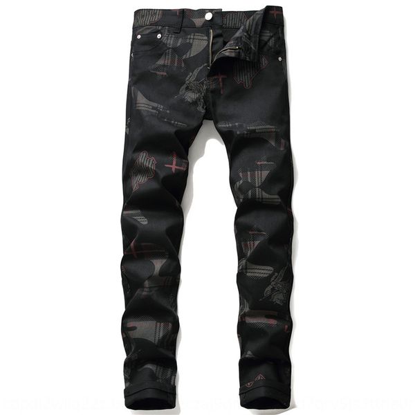 2020 new personalized printed casual men's youth fashion stretch tight casual pants tight pantsslim fit leggings men's long pants, Blue
2020 new personalized printed casual men's youth fashion stretch tight casual pants tight pantsslim fit leggings men's long pants, Blue