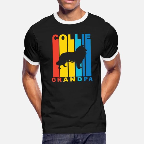 collie grandpa t shirt men custom 100% cotton o neck homme cute basic spring autumn outfit shirt
collie grandpa t shirt men custom 100% cotton o neck homme cute basic spring autumn outfit shirt