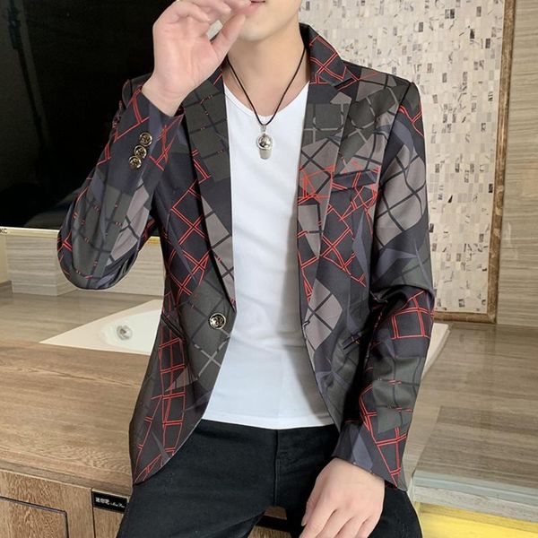 blazer men 2020 spring and autumn new fashion casual men irregular check grain single button slim hip hop mens blazer jacket, White;black
blazer men 2020 spring and autumn new fashion casual men irregular check grain single button slim hip hop mens blazer jacket, White;black
