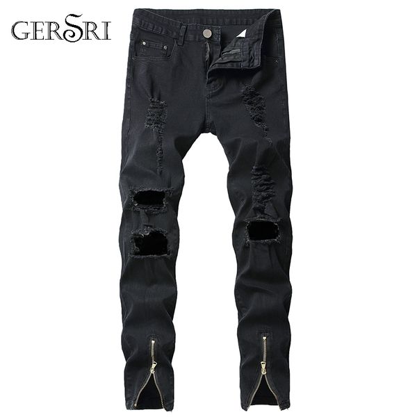 gersri 2020 streetwear men's jeans retro pants knee hole slim tide male hiphop ripped personality denim trousers plus size 36, Blue
gersri 2020 streetwear men's jeans retro pants knee hole slim tide male hiphop ripped personality denim trousers plus size 36, Blue