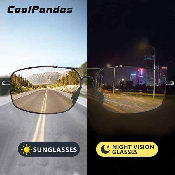 2020 coolpandas brand pchromic polarized sunglasses memory metal frame driving men women day night vision zonnebril heren, White;black
2020 coolpandas brand pchromic polarized sunglasses memory metal frame driving men women day night vision zonnebril heren, White;black