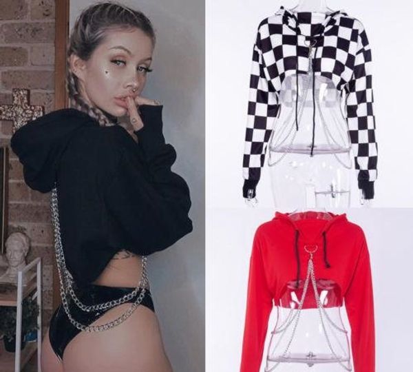 fashion women hooded clothing cut off front sweatshirt hoodie patchwork jumper pullover long sleeve casual hoodies high045, Black
fashion women hooded clothing cut off front sweatshirt hoodie patchwork jumper pullover long sleeve casual hoodies high045, Black
