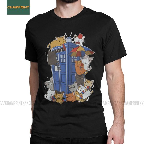 men's kitten who doctor who t shirt tardis gallifrey timelord blue box pure cotton short sleeve tees 4xl 5xl t-shirts
men's kitten who doctor who t shirt tardis gallifrey timelord blue box pure cotton short sleeve tees 4xl 5xl t-shirts