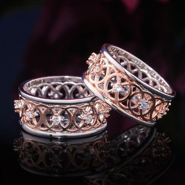 junerain brand fashion hollow out design lucky pattern around finger women rings rose gold color circle band daily accessories jewelry
junerain brand fashion hollow out design lucky pattern around finger women rings rose gold color circle band daily accessories jewelry