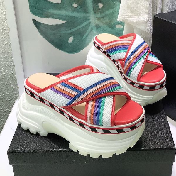 mixed colors sandals new popular air mesh woman shoes fashion sandals genuine leather high platform open toe woman shoes mixed colors, Black
mixed colors sandals new popular air mesh woman shoes fashion sandals genuine leather high platform open toe woman shoes mixed colors, Black