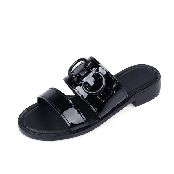 kmeioo fashion round toe flat slides sandals women genuine leather slippers flip flops slippers summer beach causal women shoes, Black
kmeioo fashion round toe flat slides sandals women genuine leather slippers flip flops slippers summer beach causal women shoes, Black