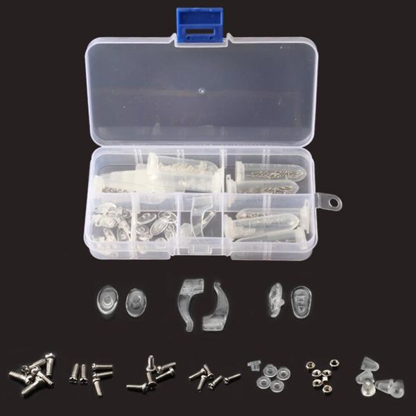gltree glasses repair kit eyeglasses sun glasses screws sets nuts nose pad optical repair tool parts assorted kit gns32, Silver
gltree glasses repair kit eyeglasses sun glasses screws sets nuts nose pad optical repair tool parts assorted kit gns32, Silver