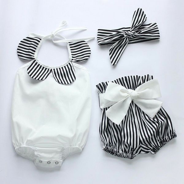 new kids casual одежда baby girl топы romper + полосатых шортах 3шт комбинезон малыша новорожденные нижнее легкий костюм с шортами одежды se, White
new kids casual одежда baby girl топы romper + полосатых шортах 3шт комбинезон малыша новорожденные нижнее легкий костюм с шортами одежды se, White