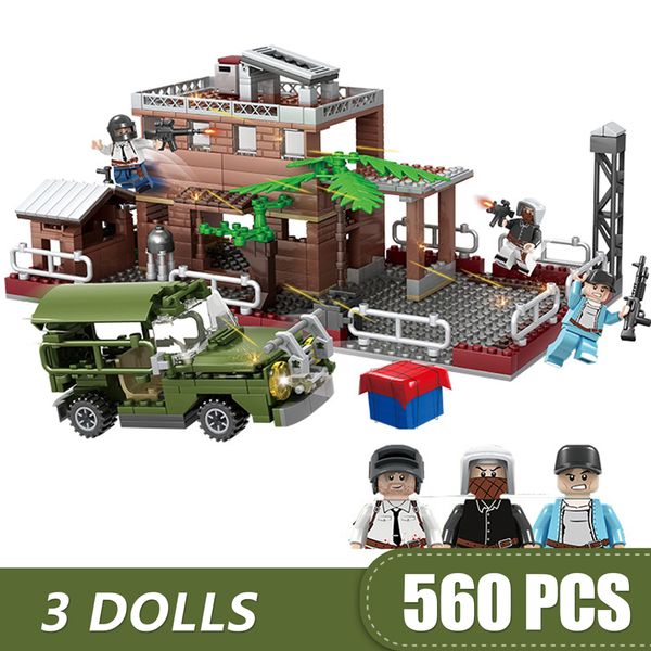 560pcs small building blocks compatible with legoe game pubg school toys for children girls boys gift diy
560pcs small building blocks compatible with legoe game pubg school toys for children girls boys gift diy