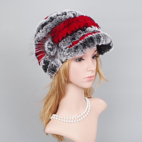beanie/skull caps style women natural rex fur hat winter beanies warm knitted casual real cap, Blue;gray
beanie/skull caps style women natural rex fur hat winter beanies warm knitted casual real cap, Blue;gray