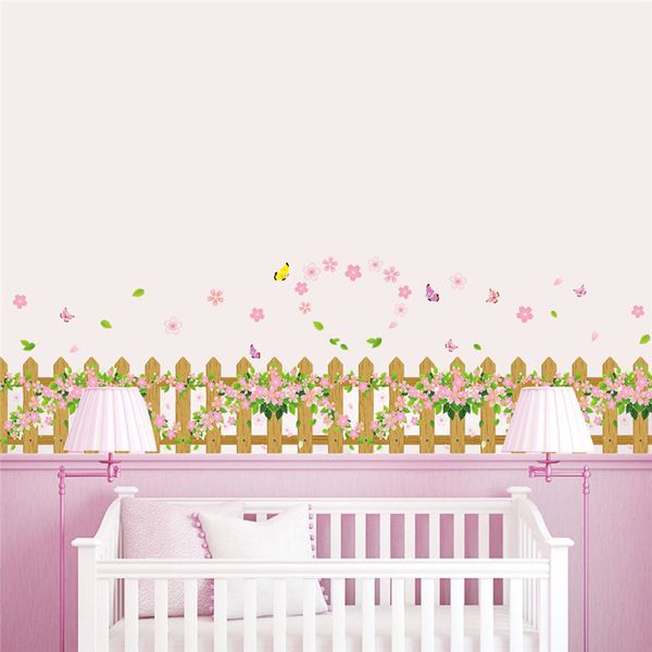 wall stickers cartoon garden fence flower butterfly diy decal window glass decor home decoration kids children room
wall stickers cartoon garden fence flower butterfly diy decal window glass decor home decoration kids children room