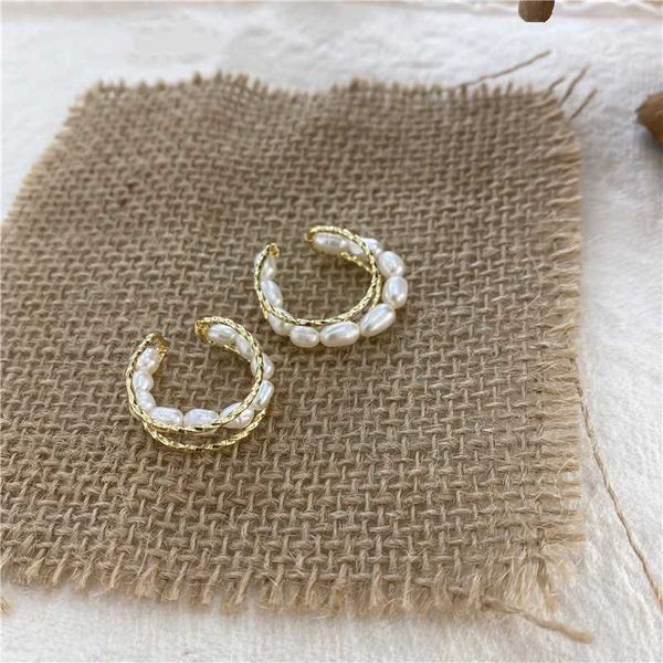 retro baroque natural freshwater pearls open ring for women elegant knitting irregular pearl beaded rings aesthetic jewelry 1 pc, Slivery;golden
retro baroque natural freshwater pearls open ring for women elegant knitting irregular pearl beaded rings aesthetic jewelry 1 pc, Slivery;golden