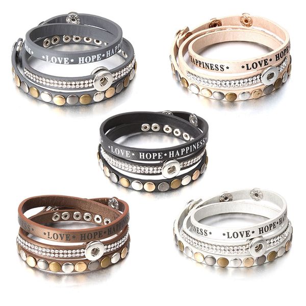 snap jewelry multilayer love hope leather snap button braeclet fit 12mm diy snaps button bracelet for women men, Red;blue
snap jewelry multilayer love hope leather snap button braeclet fit 12mm diy snaps button bracelet for women men, Red;blue