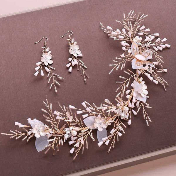 gold crystal headbands earrings set handmade flower hairband with clip earring butterfly women bridal wedding hair accessories, Golden;silver
gold crystal headbands earrings set handmade flower hairband with clip earring butterfly women bridal wedding hair accessories, Golden;silver