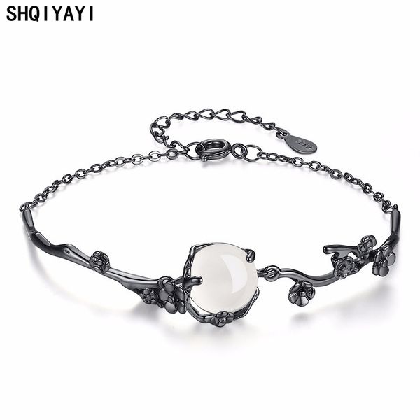 shqiyayi white stone charm bracelets fashion jewelry womens accessories classic flower female ladies friendship gift we139, Golden;silver
shqiyayi white stone charm bracelets fashion jewelry womens accessories classic flower female ladies friendship gift we139, Golden;silver
