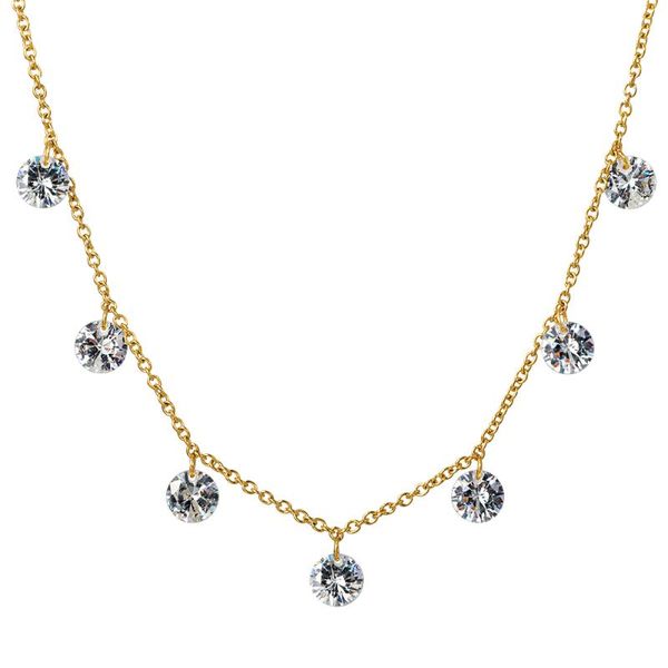 trendy chain link bohemian charming choker necklace gold multi cz stone crystal charm necklace for women valentine party gifts, Silver
trendy chain link bohemian charming choker necklace gold multi cz stone crystal charm necklace for women valentine party gifts, Silver