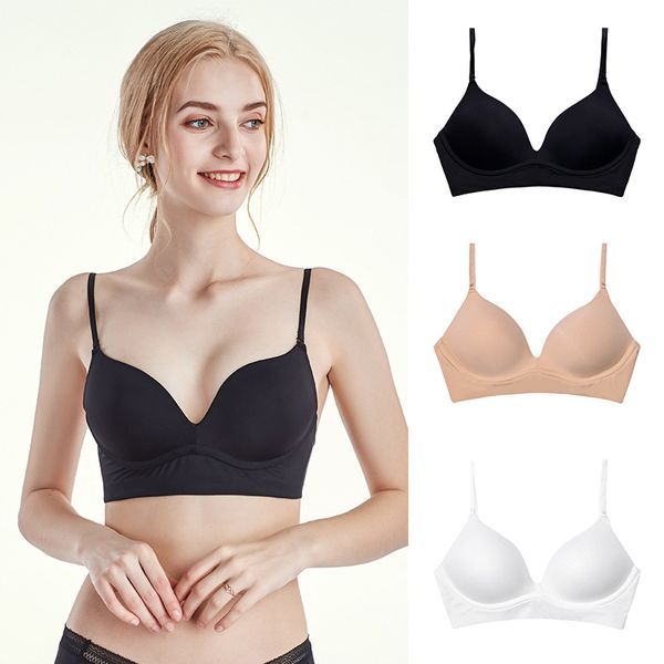 bras seamless one piece ultra-thin underwear lingerie bralette brassiere girls back gathered backless, Red;black
bras seamless one piece ultra-thin underwear lingerie bralette brassiere girls back gathered backless, Red;black