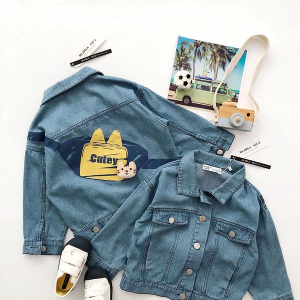 jackets tonytaobaby style for autumn and winter light blue jeans coat thin with kitten pendant, Blue;gray
jackets tonytaobaby style for autumn and winter light blue jeans coat thin with kitten pendant, Blue;gray