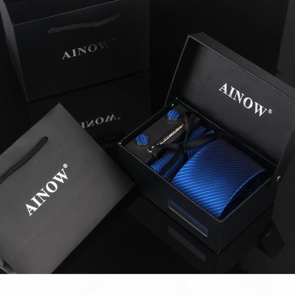 2019 high-quality european and american new men's tie business premium gift boxes 6-piece casual men's tie, Black;blue 
2019 high-quality european and american new men's tie business premium gift boxes 6-piece casual men's tie, Black;blue