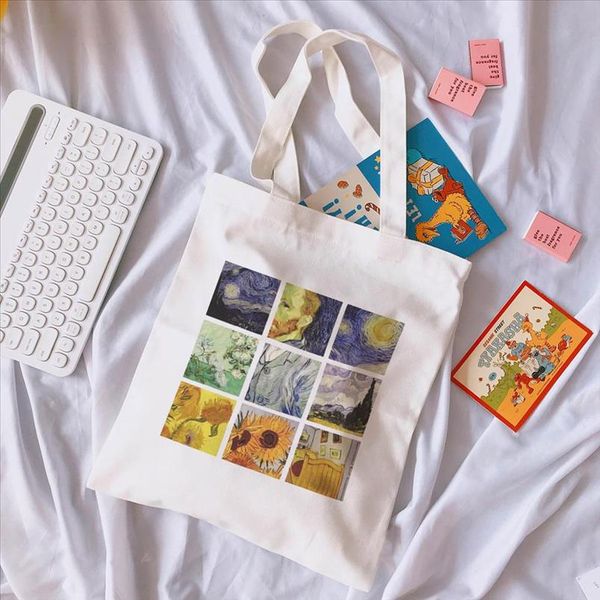 van gogh letters cartoon printed canvas shoulder bag female harajuku flower art new ulzzang funny large capacity shoulder bags
van gogh letters cartoon printed canvas shoulder bag female harajuku flower art new ulzzang funny large capacity shoulder bags