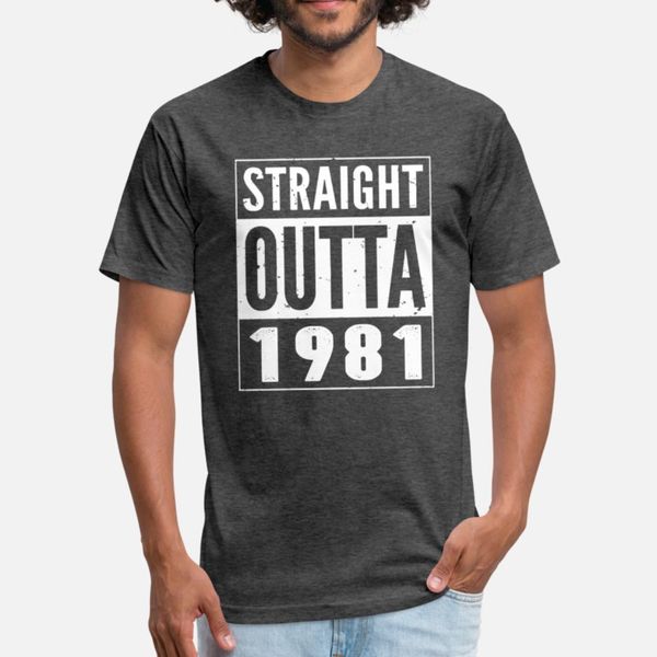 1981 t shirt men designing short sleeve crew neck unique famous basic spring trend shirt
1981 t shirt men designing short sleeve crew neck unique famous basic spring trend shirt