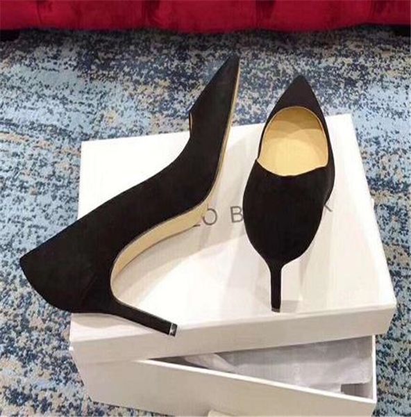 spring and summer leather deerskin high heel women's single shoes wedding shoes banquet high heels sandals, Black
spring and summer leather deerskin high heel women's single shoes wedding shoes banquet high heels sandals, Black